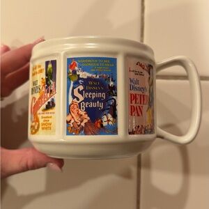 Disney Stoneware Peter Pan Logo Mug - White